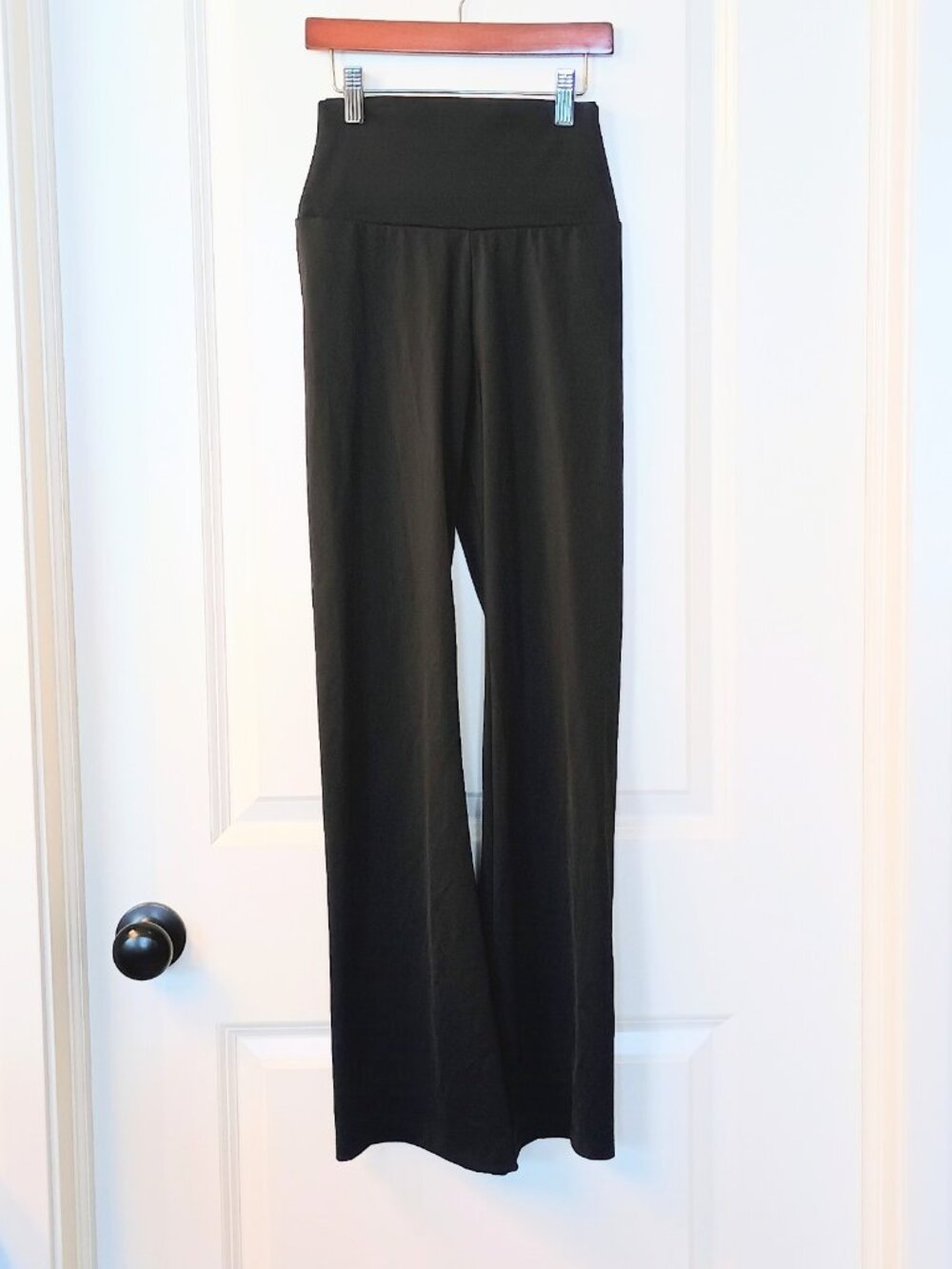 Girl's Weissman Black Natural Wide-Waist Bootcut Jazz Pants Size Large Child - Picture 3 of 10